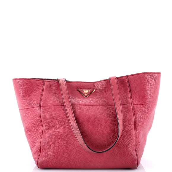 Prada Open Tote Vitello Daino Mini #176985P65B - Picture 1 of 9